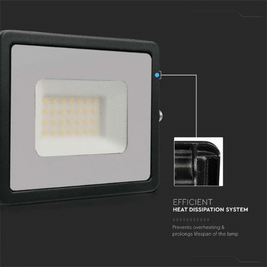 Imagine Reflector LED SMD 30W 4000K IP65 - Negru 215953