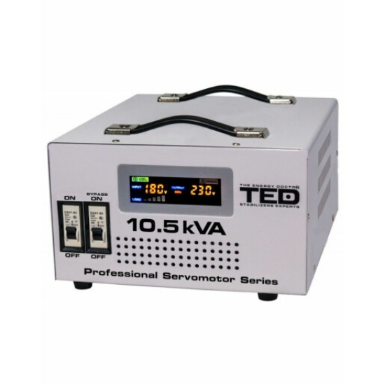 Imagine Stabilizator de Tensiune cu Servomotor 10.5KVA TED SVC105