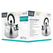 Imagine Ceainic cu fluier din oțel inoxidabil 1.8L Teesa