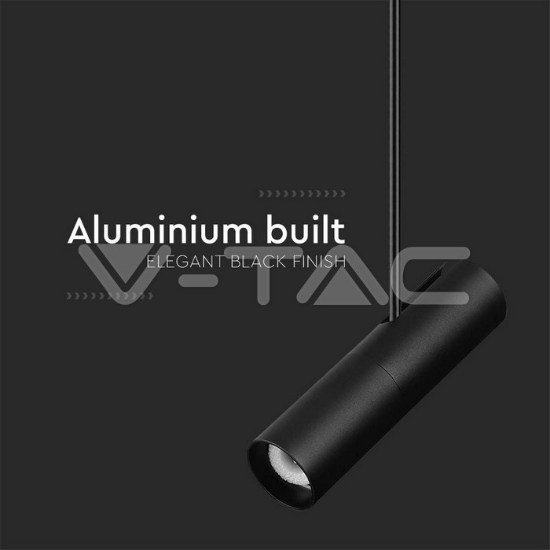 Imagine Suspensie V-TAC 7573, 1 x GU10, neagră, modernă