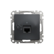 Imagine Priză RJ45 Cat5E UTP Sedna Design antracit