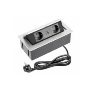 Arată detalii pentru Priză încorporabilă Avaro 1xSchuko 2xUSB A+C 1.5m negru Imagine Priză încorporabilă Avaro 1xSchuko 2xUSB A+C 1.5m negru