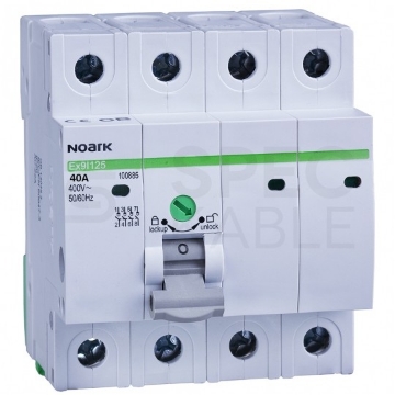 Arată detalii pentru Separator modular Noark Ex9I125 40A 4P 4MW Imagine Separator modular Noark Ex9I125 40A 4P 4MW