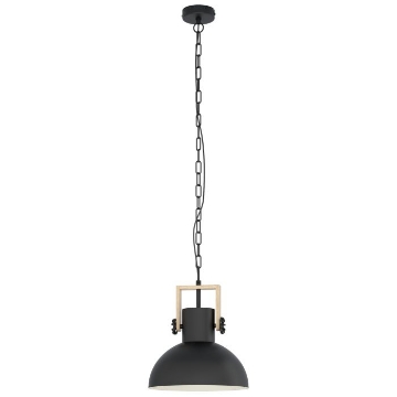 Arată detalii pentru Pendul Lubenham D300mm IP20 negru/maro EGL 43162 Imagine Pendul Lubenham D300mm IP20 negru/maro EGL 43162