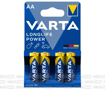 Arată detalii pentru Baterii alcaline VARTA Longlife Power AA, 8 bucăți Imagine Baterii alcaline VARTA Longlife Power AA, 8 bucăți