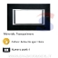 Arată detalii pentru Placă decorativă 4 module Axolute antracit satinat Imagine Placă decorativă 4 module Axolute antracit satinat