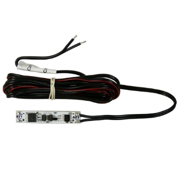 Arată detalii pentru Întrerupător fără atingere pentru bandă LED, 12V, max 60W, cu cablu de 2m Imagine Întrerupător fără atingere pentru bandă LED, 12V, max 60W, cu cablu de 2m