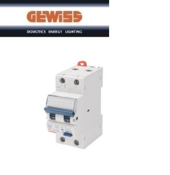 Arată detalii pentru Siguranță automată modulară diferențială RCBO Gewiss GW94008, 1P+N, 20A, curba C Imagine Siguranță automată modulară diferențială RCBO Gewiss GW94008, 1P+N, 20A, curba C