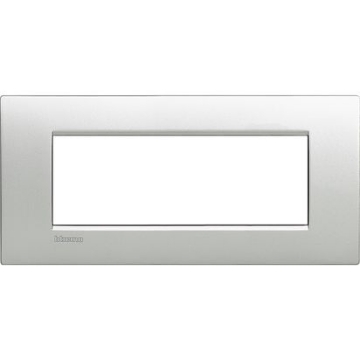 Arată detalii pentru Ramă ornament 7 module AIR Living Light Bticino aluminiu Imagine Ramă ornament 7 module AIR Living Light Bticino aluminiu