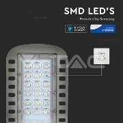 Imagine Corp de iluminat stradal LED V-TAC PRO VT-34ST 30W cu chip Samsung, 6400K, 120lm/W, IP65, 5 ani garanție