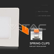 Imagine Spot LED Mini Pătrat V-TAC 12W 4500K VT-1207