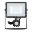 Imagine Proiector LED SMD 20W 6400K IP65 cu senzor de mișcare V-TAC Negru
