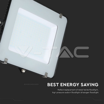 Arată detalii pentru Proiector LED 200W VTAC Chip Samsung 6500K Negru Imagine Proiector LED 200W VTAC Chip Samsung 6500K Negru