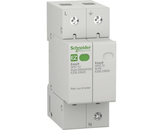 Imagine Descărcător 1P+N 20 kA Easy9 Schneider