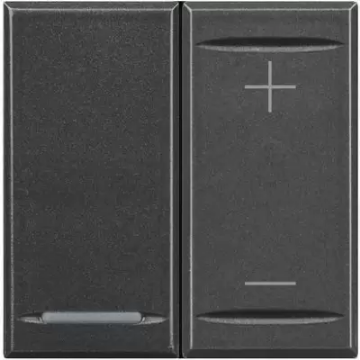 Arată detalii pentru Tastă falsă 1 modul, antracit, Axolute Bticino HS4950 Imagine Tastă falsă 1 modul, antracit, Axolute Bticino HS4950