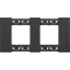 Imagine Ramă decorativă Living Now 2x2 module - Negru
