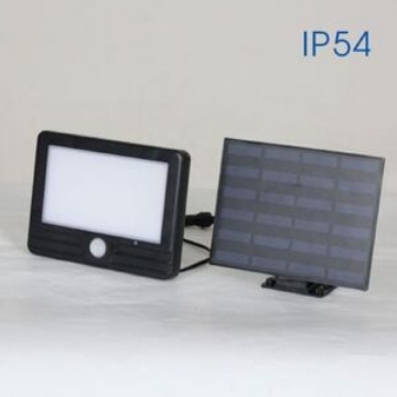 Arată detalii pentru Proiector solar LED cu senzor PIR 11W 5000K IP54 Imagine Proiector solar LED cu senzor PIR 11W 5000K IP54