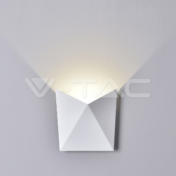 Arată detalii pentru Aplica de perete LED V-TAC VT-825 5W 4000K albă Imagine Aplica de perete LED V-TAC VT-825 5W 4000K albă