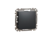 Imagine Intrerupator simplu 10A IP20 Antracit Schneider Sedna Design