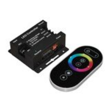 Arată detalii pentru Telecomandă pentru bandă LED RGB, negru, 4 zone, pentru 30-3625 Imagine Telecomandă pentru bandă LED RGB, negru, 4 zone, pentru 30-3625