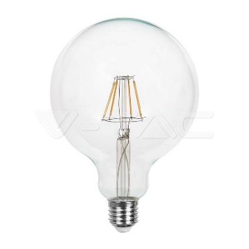 Arată detalii pentru Bec LED Filament G125 E27 10W 4000K Imagine Bec LED Filament G125 E27 10W 4000K