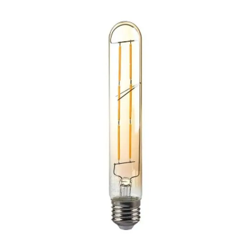 Arată detalii pentru Bec LED T30 E27 cu Filament 6W 2200K Alb Cald Imagine Bec LED T30 E27 cu Filament 6W 2200K Alb Cald