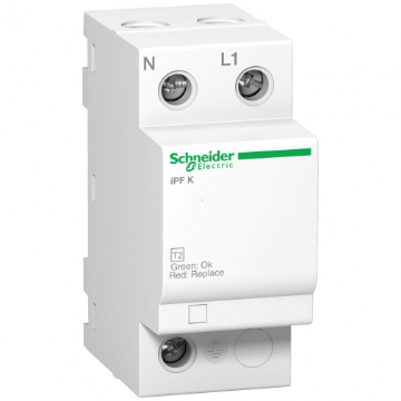 Arată detalii pentru Descărcător la supratensiune modular iPF K 20 - 1P+N - 340V Imagine Descărcător la supratensiune modular iPF K 20 - 1P+N - 340V