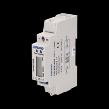Arată detalii pentru Contor de energie monofazat ORNO OR-WE-522, 80A, 230V, IP20 Imagine Contor de energie monofazat ORNO OR-WE-522, 80A, 230V, IP20