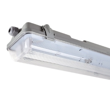 Arată detalii pentru Corp de iluminat tip FIPAD 2x60cm pentru tub LED ABS/PC Imagine Corp de iluminat tip FIPAD 2x60cm pentru tub LED ABS/PC