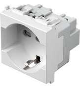 Imagine Priză Schuko cu capac modular alb 2M Thea Panasonic