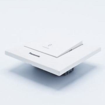 Arată detalii pentru Comutator cap scară cu LED Arkedia Panasonic ST alb Imagine Comutator cap scară cu LED Arkedia Panasonic ST alb