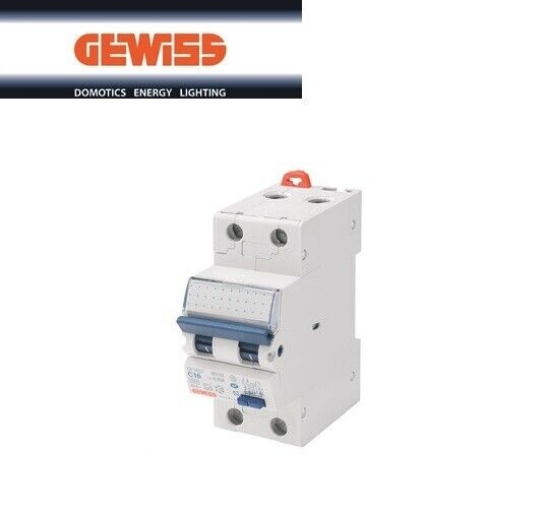 Imagine Întrerupător automat diferențial RCBO Gewiss GW94006, 1P+N, 10A, curba C GW94006