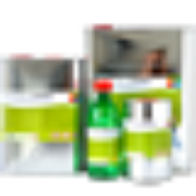 Imagine Set Rolă verde din poliacril 240mm, cu grătar din PVC și folie de protecție