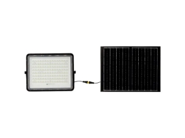 Arată detalii pentru Proiector LED VTAC 20W 1800lm lumină rece cu panou solar negru IP65 cablu 3m Imagine Proiector LED VTAC 20W 1800lm lumină rece cu panou solar negru IP65 cablu 3m