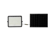 Imagine Proiector LED VTAC 20W 1800lm lumină rece cu panou solar negru IP65 cablu 3m