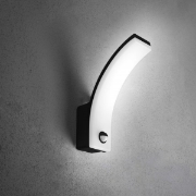 Imagine Aplica NICE LED cu senzor 20W 1900lm 4000K IP65 negru/alb