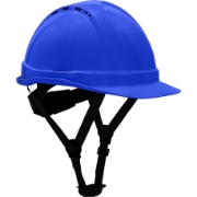 Imagine Cască de protecție industrială ventilată albastră