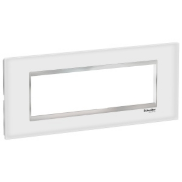 Arată detalii pentru Rama ornament Schneider Easy Styl 4 module Sticla Alb/Negru Imagine Rama ornament Schneider Easy Styl 4 module Sticla Alb/Negru