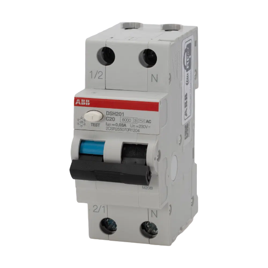 Imagine Siguranță diferențială ABB 1P+N 20A 6kA 30mA