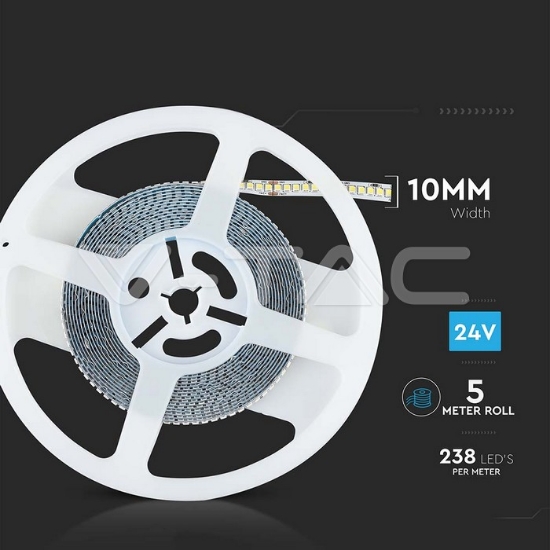 Imagine Bandă LED SMD2835 24V 6400K IP20 5M