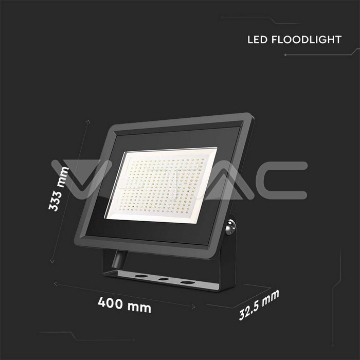 Arată detalii pentru Proiector LED V-TAC SMD Slim 200W Lumină Rece Negru Seria F Imagine Proiector LED V-TAC SMD Slim 200W Lumină Rece Negru Seria F