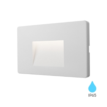 Arată detalii pentru Lampa LED 3W 210LM 3000K IP65 VEKTA-B SQ ALB Imagine Lampa LED 3W 210LM 3000K IP65 VEKTA-B SQ ALB