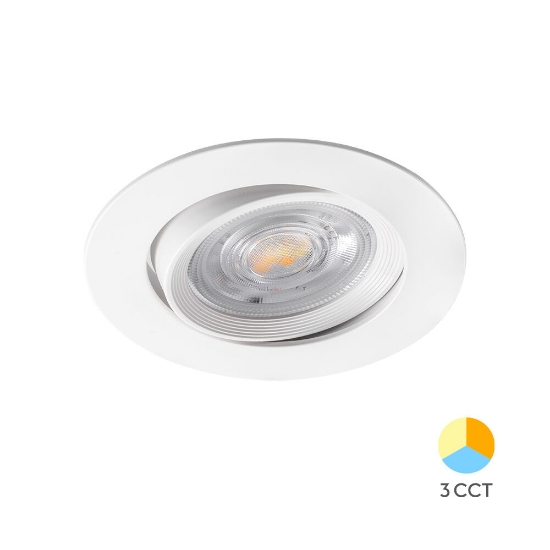 Imagine Spot LED 7W 3000K/4000K/6000K 230V IP20 Alb Rotabil