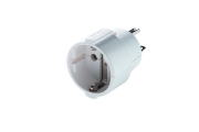 Imagine Cuplă PVC Martin Kaiser cu contact de împământare IP44 Alb - 552/KWS