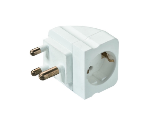 Imagine Cuplă PVC Martin Kaiser cu contact de împământare IP44 Alb - 552/KWS