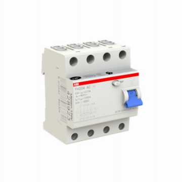 Arată detalii pentru Întrerupător diferențial ABB 4P 63A 6kA 30mA Imagine Întrerupător diferențial ABB 4P 63A 6kA 30mA