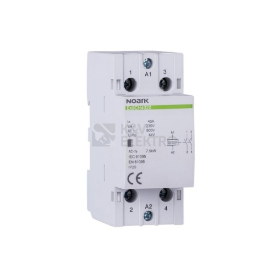Imagine Contactor modular Noark 40A 2P 2NO 220/230V 50/60Hz 102416
