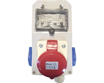 Arată detalii pentru Tablou organizare șantier IP44 echipat T1x32+M2x16 Imagine Tablou organizare șantier IP44 echipat T1x32+M2x16
