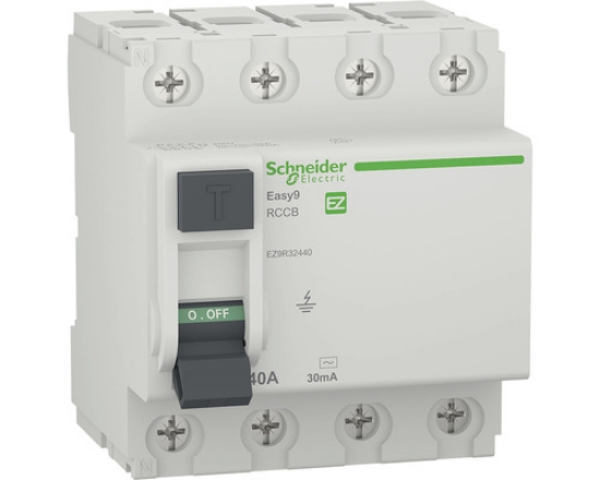 Imagine Intrerupător diferențial Schneider Electric Easy9 4P 40A 30mA tip AC