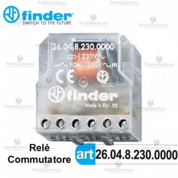 Arată detalii pentru Releu pas cu pas Finder 26.04.8.230.0000 Imagine Releu pas cu pas Finder 26.04.8.230.0000